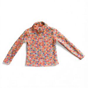 PPTown Colorful Heart Turtleneck Sweater Size 5Y